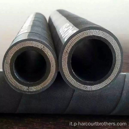 Tubo di gomma idraulico flessibile SAE 100 R9 ad alta pressione